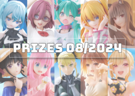 Les figurines prizes d’août 2024